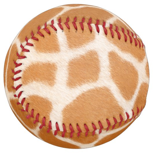 キリン肌リアルアニマルプリントレザーフェイク ソフトボール (正面左)