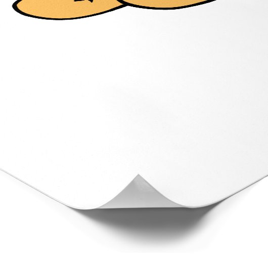 キリン背が高い ポスター (角)