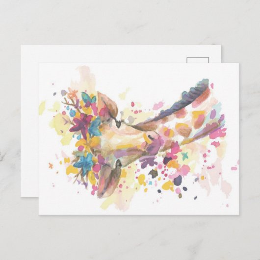 キリン色 |完璧な贈り物 シーズンポストカード (正面/裏面)