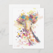 キリン色 |完璧な贈り物 招待状 (正面/裏面)