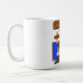 キリン螺旋の絡み合う美しさ コーヒーマグカップ (左)