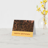 キリン誕生日カード カード (黄色い花)