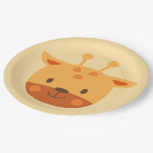 キリン誕生日キッズルームウォールアート紙プレート ペーパープレート (アングル)