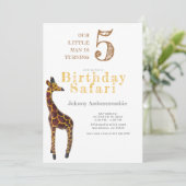 キリン誕生日サファリfor Boy 招待状 (スタンド正面)