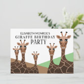 キリン誕生日パーティー，ニニングGiraffes 招待状 (スタンド正面)