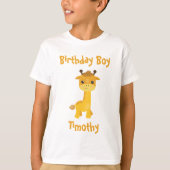キリン誕生日少年 Tシャツ (正面)