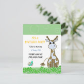 キリン誕生日招待状 招待状 (スタンド正面)