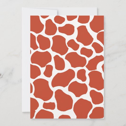 キリン誕生日招待状 招待状 (裏面)