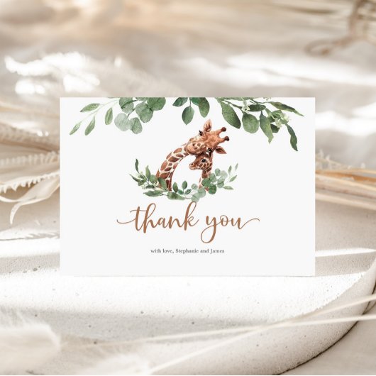 キリン赤ちゃんシャワーありがとう サンキューカード