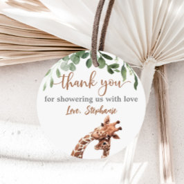 キリン赤ちゃんシャワーお気に入りシール ラウンドシール