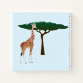 キリン赤ちゃんシャワーゲストブック ノートブック (裏面)