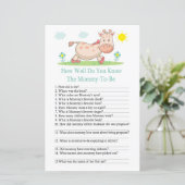 キリン赤ちゃんシャワーゲームをどれだけ知っているか (スタンド正面)