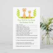 キリン赤ちゃんシャワーゲームをどれだけ知っているか (スタンド正面)