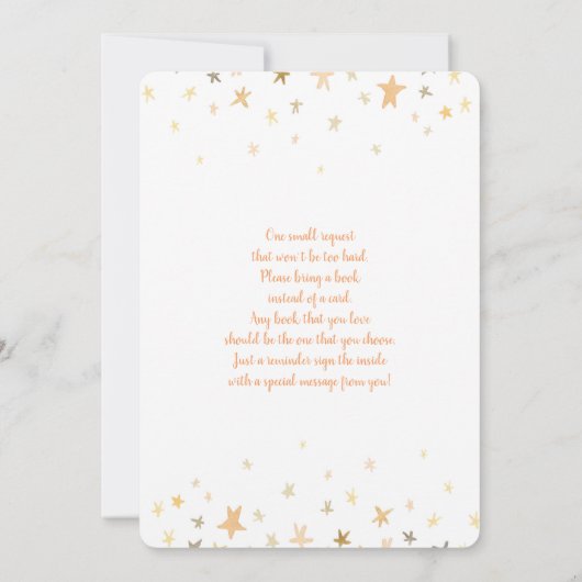 キリン赤ちゃんシャワーボーイ招待状 招待状 (裏面)