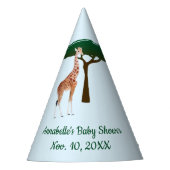キリン赤ちゃんシャワー パーティーハット (正面)