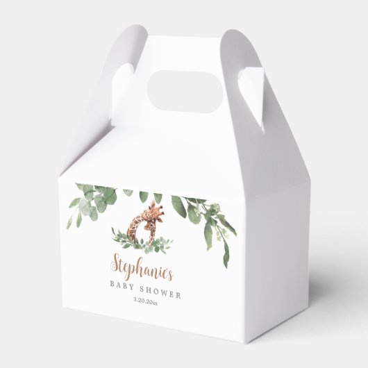 キリン赤ちゃんシャワー フェイバーボックス (正面サイド)