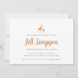 キリン赤ちゃんシャワー 招待状