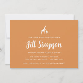 キリン赤ちゃんシャワー 招待状