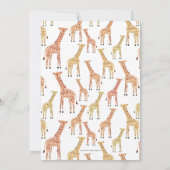 キリン赤ちゃんシャワー 招待状 (裏面)