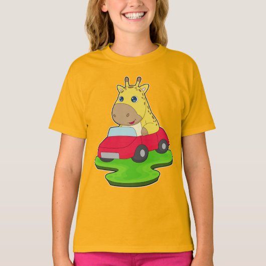 キリン車 Tシャツ (正面)