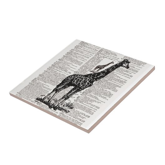 キリン辞書アート タイル (側面)