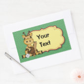 キリン野球ステッカー 長方形シール (封筒)