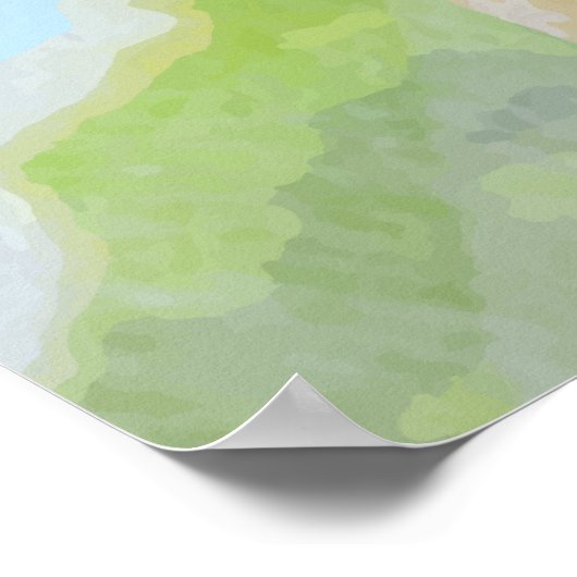 キリン野生の素晴らしい動物 ポスター (角)