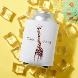 キリン野生生物パーソナライズされたパーティー 缶クーラー