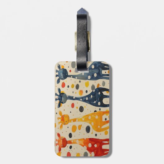 キリン長首 ラゲッジタグ (裏面縦)