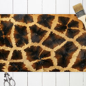 キリン隠しスポットパターンの切り離し 薄葉紙