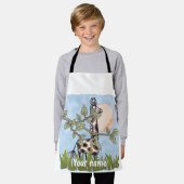 キリン隠し エプロン (着用した状態)