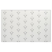 キリン顔シルエット ファブリック (ファットクウォーター)