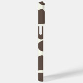 キリン飛んでいるレッドアンブレラブラウンキリン柄 Case-Mate iPhoneケース (裏面 / 右)