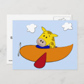 キリン飛行機誕生発表 案内ポストカード (正面/裏面)