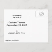 キリン飛行機誕生発表 案内ポストカード (裏面)