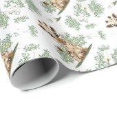 キリン鳥の赤ちゃんシャワー ラッピングペーパー (ロールコーナー)