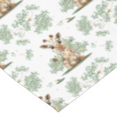 キリン鳥サファリベイビーシャワー テーブルクロス (アングル)