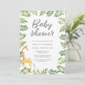 キリン黄ベビーシャワー招待状 招待状 (スタンド正面)
