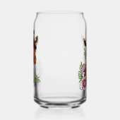 キリン黄ポートレート花 ガラス缶 (左)