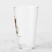 キリン黄ポートレート花 タンブラーグラス (左)