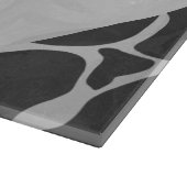 キリン黒とライトグレーモノグラム カッティングボード (角)