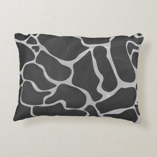 キリン黒灰色シルフット アクセントクッション (裏面)