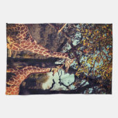 キリン2個のキッチンタオル キッチンタオル (横)