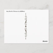 キリン2葉書の地図 ポストカード (裏面)