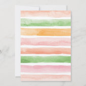 キリン3歳誕生日パーティー招待状 招待状 (裏面)