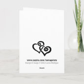 キリン&ふくらはぎハッピーバレンタインカード シーズンカード (裏面)