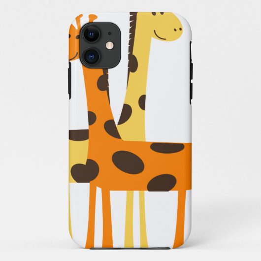 キリン・アフリカ・サファリ野生動物 Case-Mate iPhoneケース (裏面)