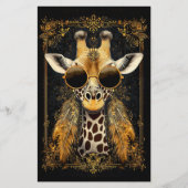 キリン，アールヌーボー,金ゴールドCM4スクラップブック紙 (正面)