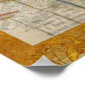 キリン&インディゴバードアートポスター ポスター (角)