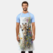 キリン エプロン (着用した状態)